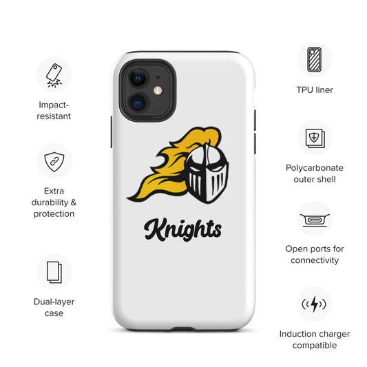 SH Knights White Tough iPhone case